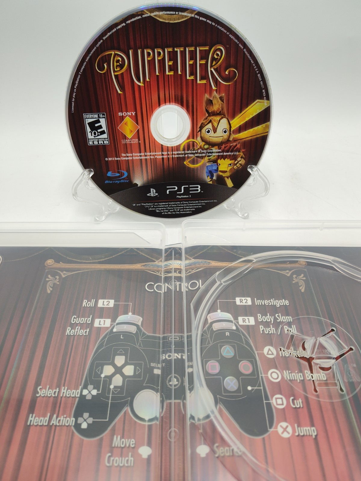 Puppeteer – (Sony PlayStation 3 PS3, 2013) *NEAR MINT* Tested! FREE SHIPPING!!!