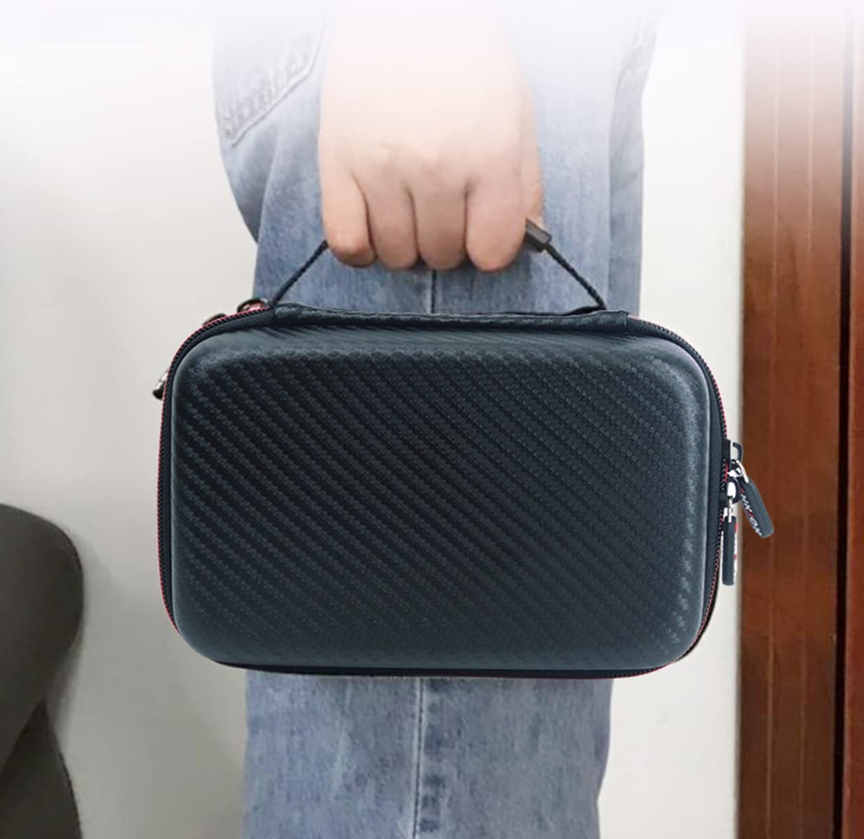 Carrying Case for New 3DS XL New 2DS XL Nintendo 3DS 3DS XL New 3DS Black/Red