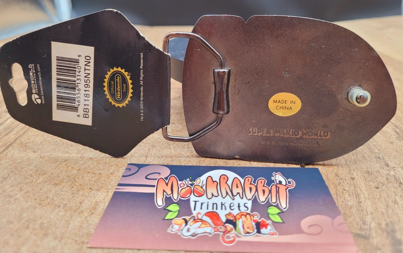 Bullet Bill – Super Mario Bros. Nintendo Bioworld 2009 Belt Buckle w/ Tag