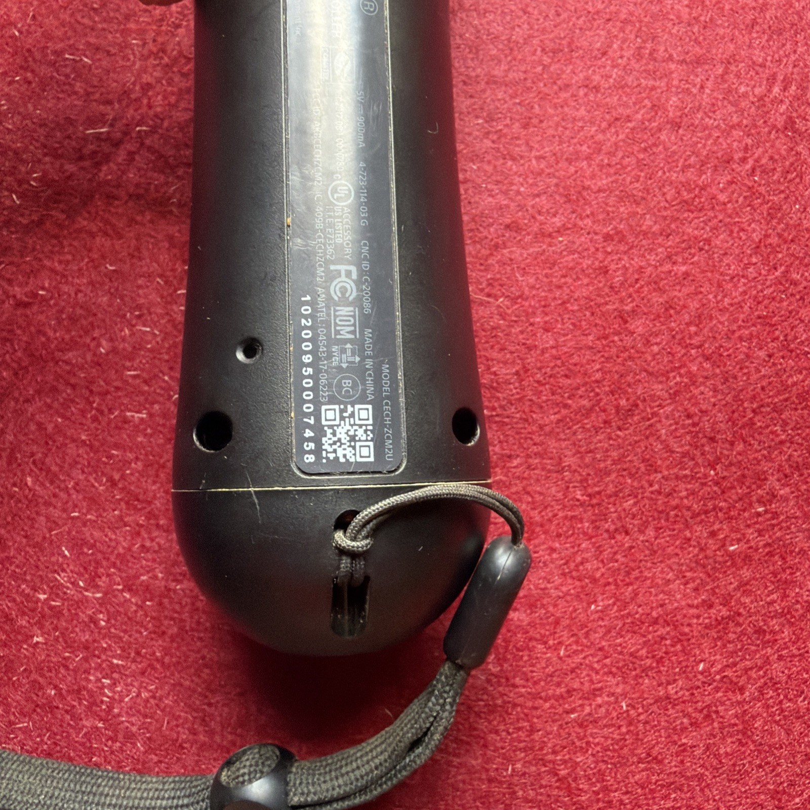 Sony, Playstation, Move Motion Controller, CECH-ZCM2U, Powers On But Untested
