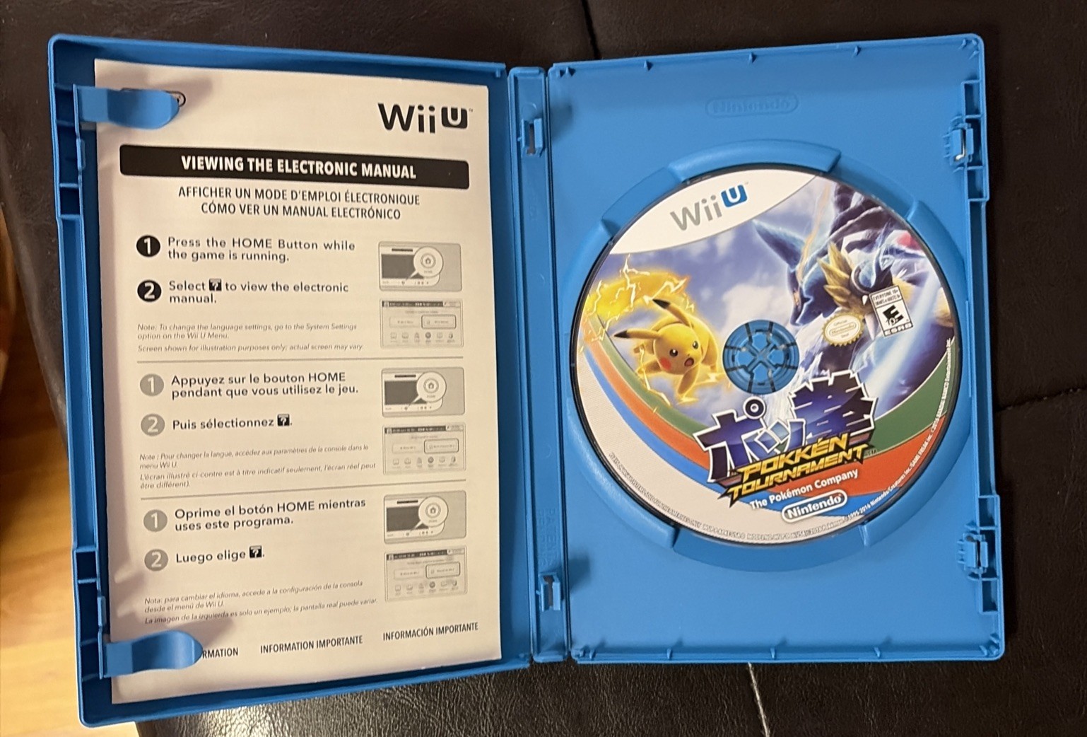 Nintendo Wii U Game Lot Mario Party 10 Pikmin 3 Pokken Tournament