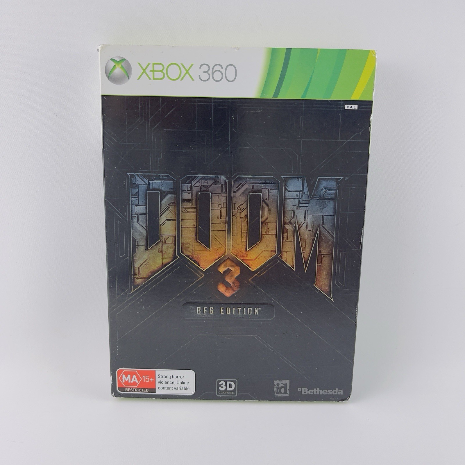Doom 3 BFG Edition – Slip Cover Case Xbox 360 PAL Tracked Postage