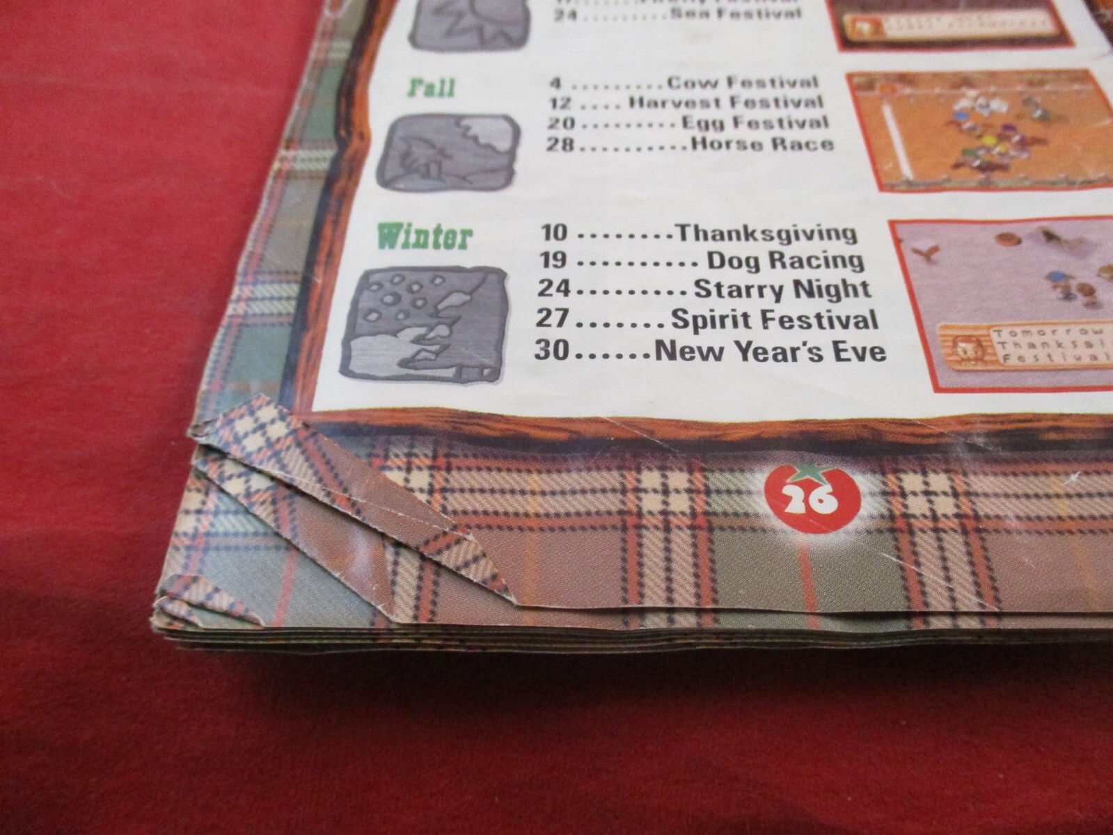 Harvest Moon Nintendo 64 N64 Instruction Manual Booklet ONLY *DAMAGED* #L
