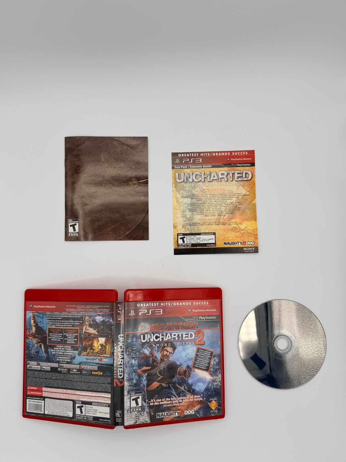PS3 Essentials **9 Game Bundle** Lot TESTED & WORKING: Uncharted /Last of Us/RDR