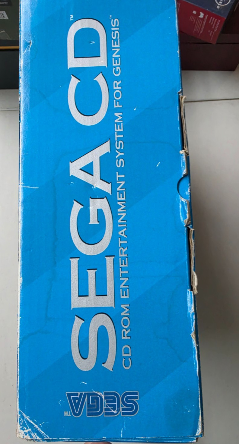 Sega CD MK-4101 Game System Console W/Genesis, No Sewer Shark Original Box