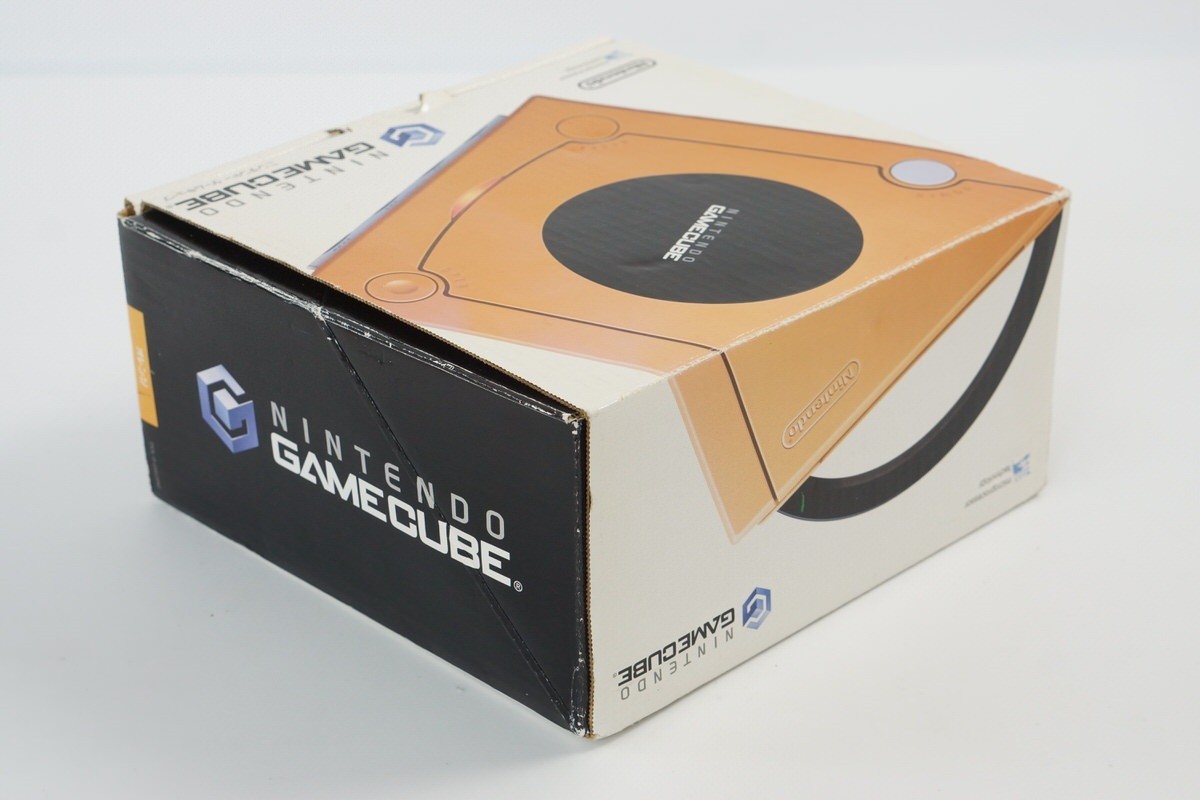Gamecube Orange Console Boxed DOL-101JP For Japan Game Tested System DJH0069536
