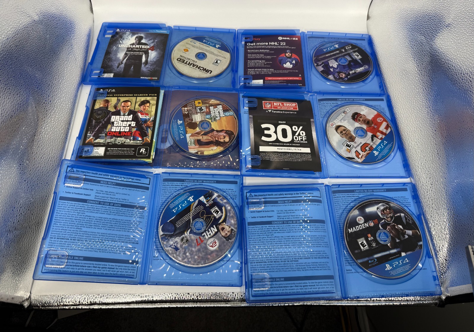 Sony PlayStation 4 Massive Game Bundle 15 Popular Games