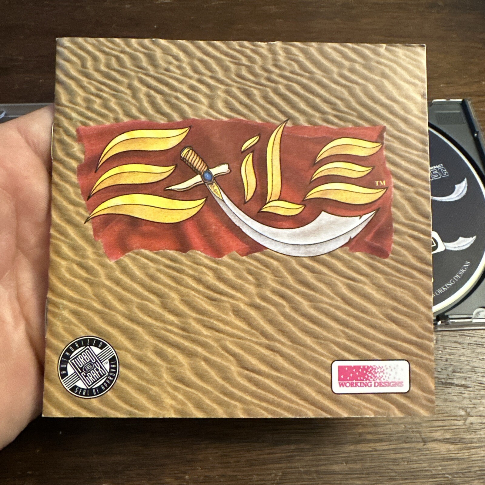 Exile – TurboGrafx CD TurboDuo – Complete – Tested – Authentic – Clean