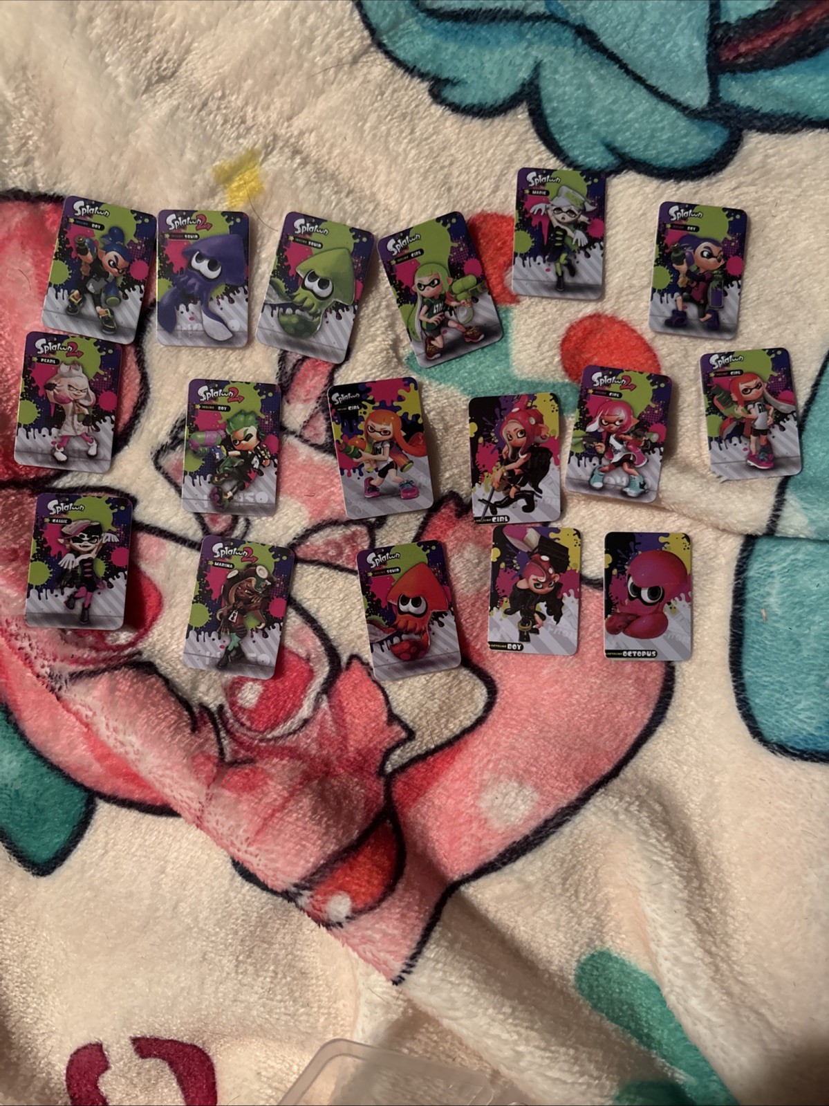 Splatoon Amiibo Cards DLC Cards Scannable for In Game Content Nintendo Switch