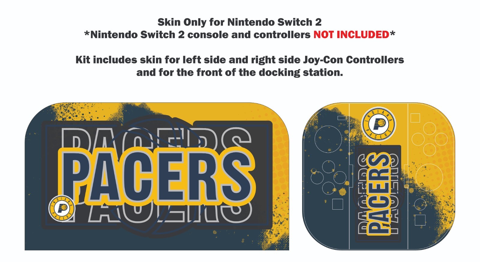 Skin Vinyl Decal “Indiana Basketball” For New Nintendo Switch 2 Console Yes’Cers