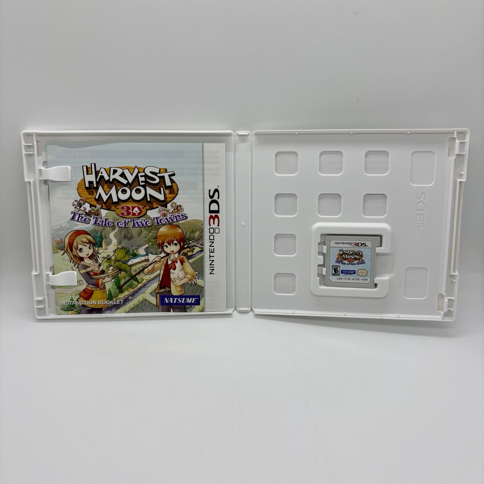 Harvest Moon 3D: The Tale of Two Towns (Nintendo 3DS) CIB Complete Tested