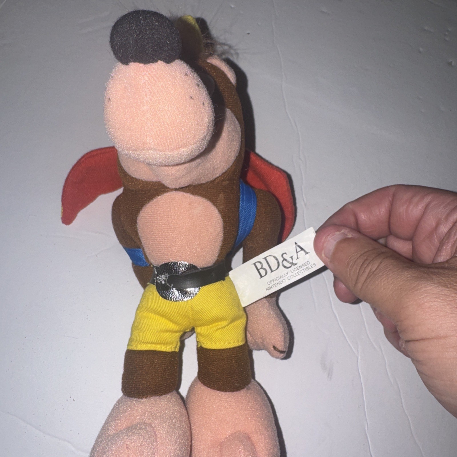 Vintage BD&A Banjo Kazooie Stuffed Animal Beanbag Plush 8” W/ Tag – Authentic