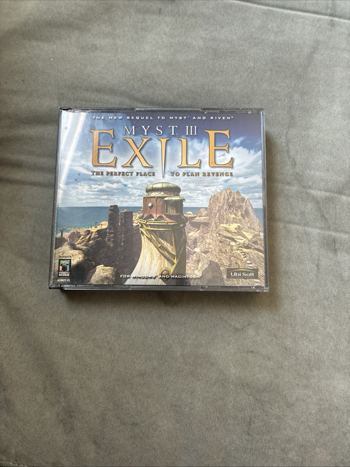 vintage 1996 Myst And Missed Three Exile￼CD-ROM for Windows 3.1 and 95