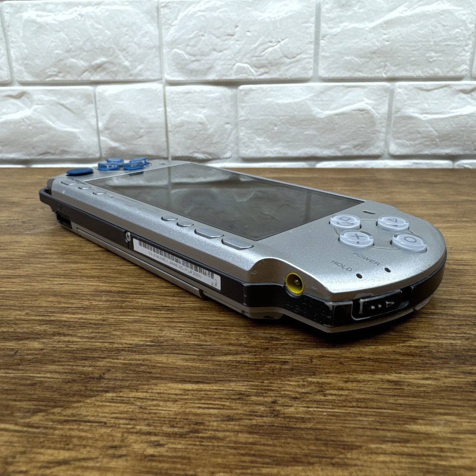 Sony PSP-3000 Portable Mystic Silver Handheld System Parts/Repair Untested