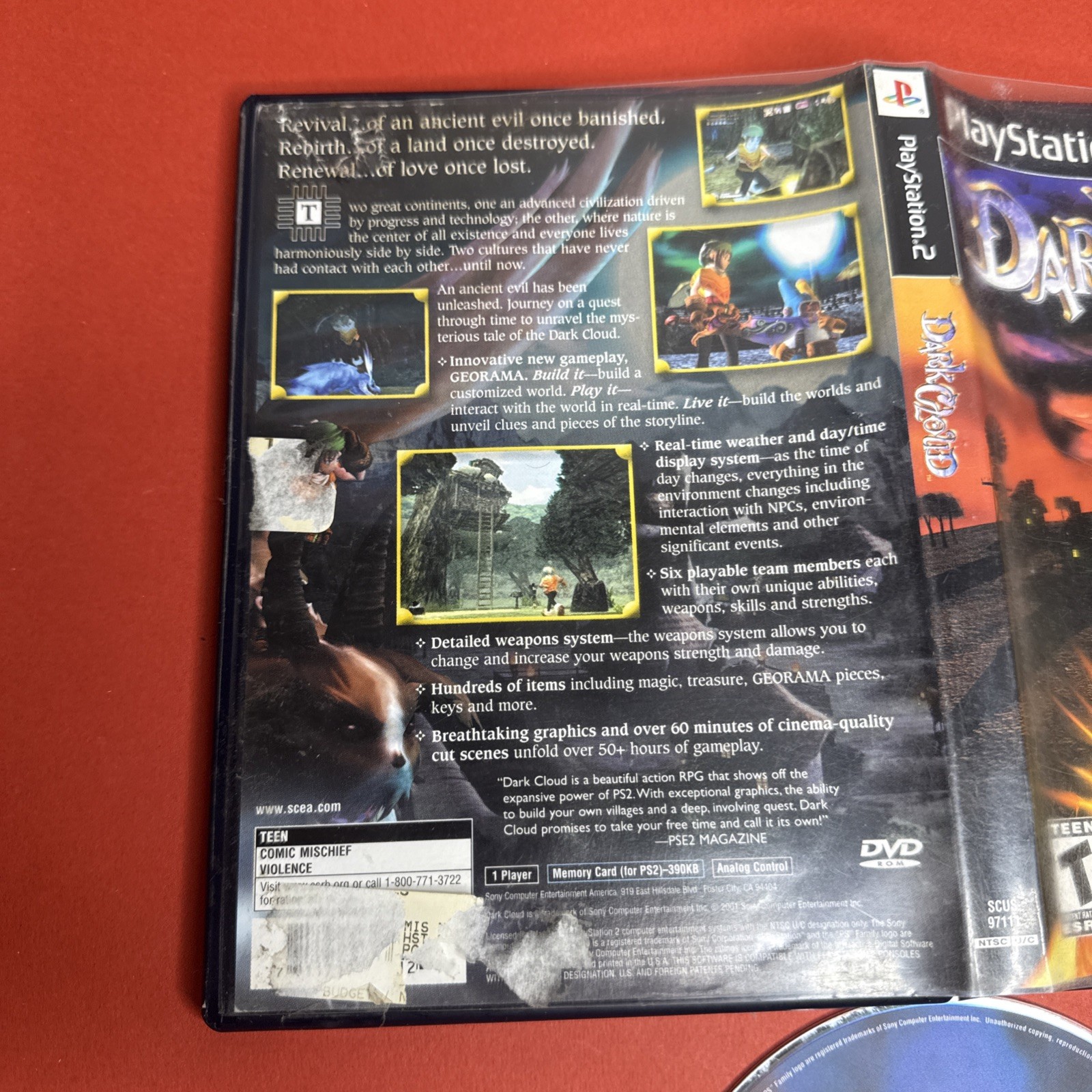 Dark Cloud PS2 – Sony PlayStation 2 No Manual |Tested