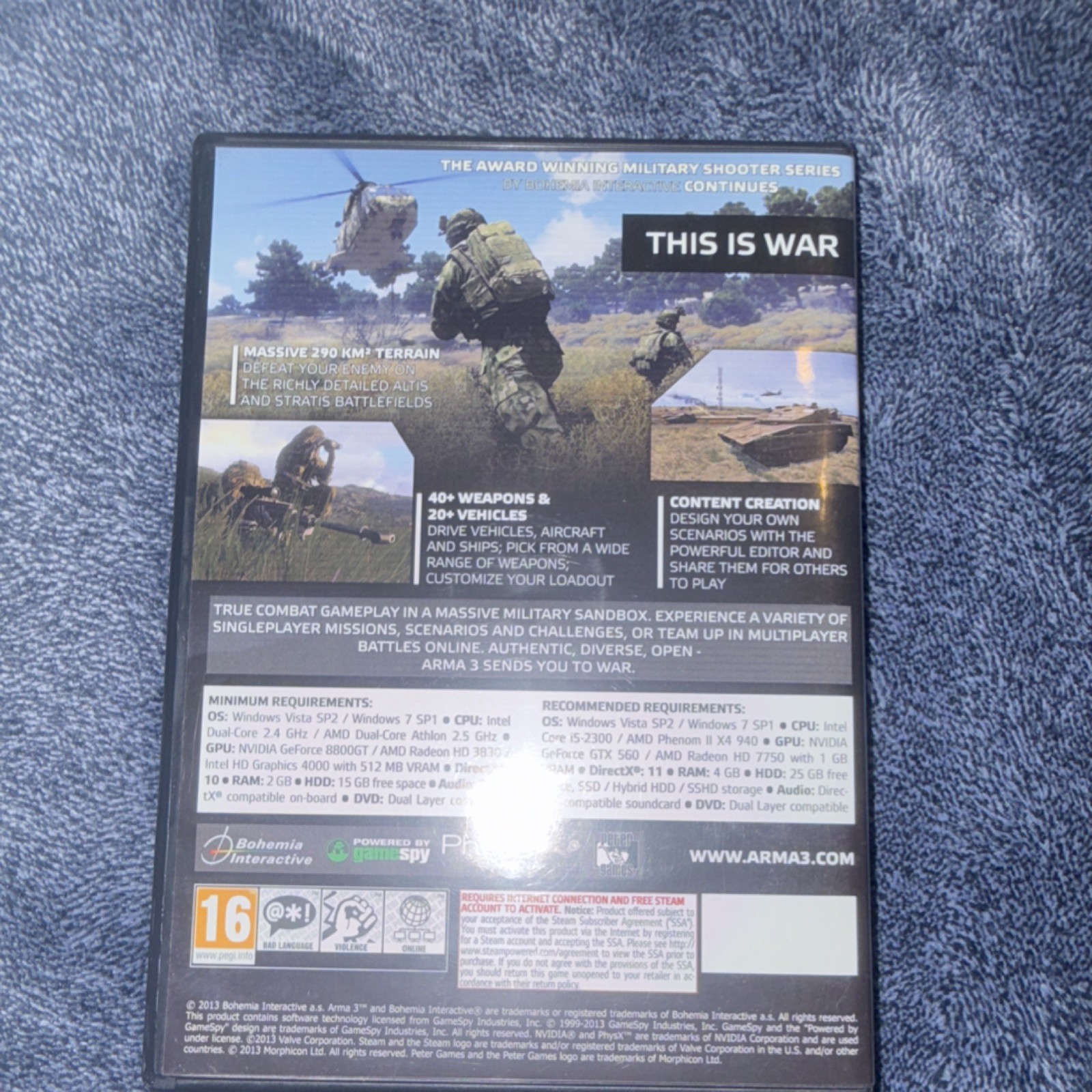 Bohemia Interactive Arma 3 PC PAL Shooter Simulation War Multiplayer PEGI 16