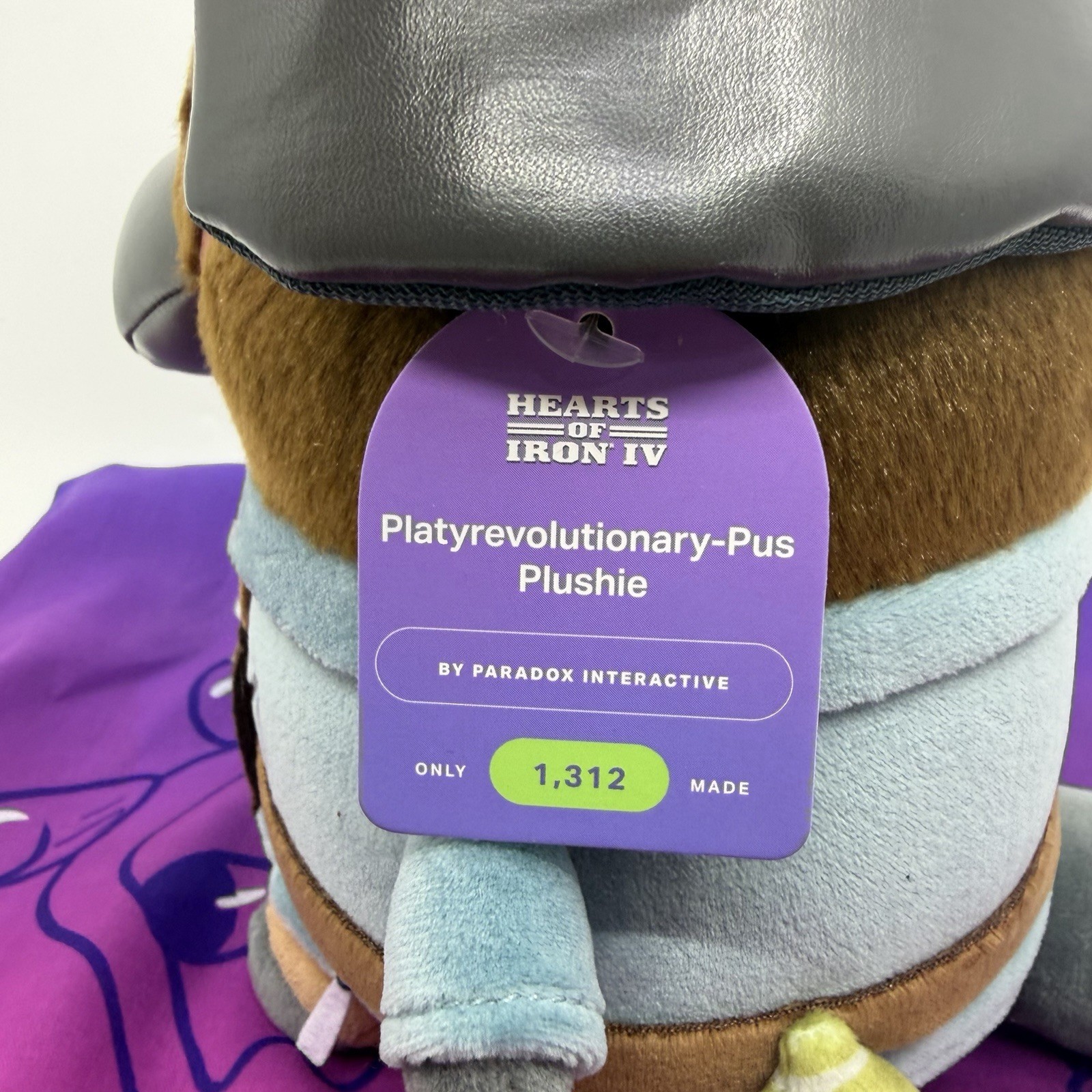Makeship Hearts of Iron IV Platyrevolutionary-Pus Plush LE 1312