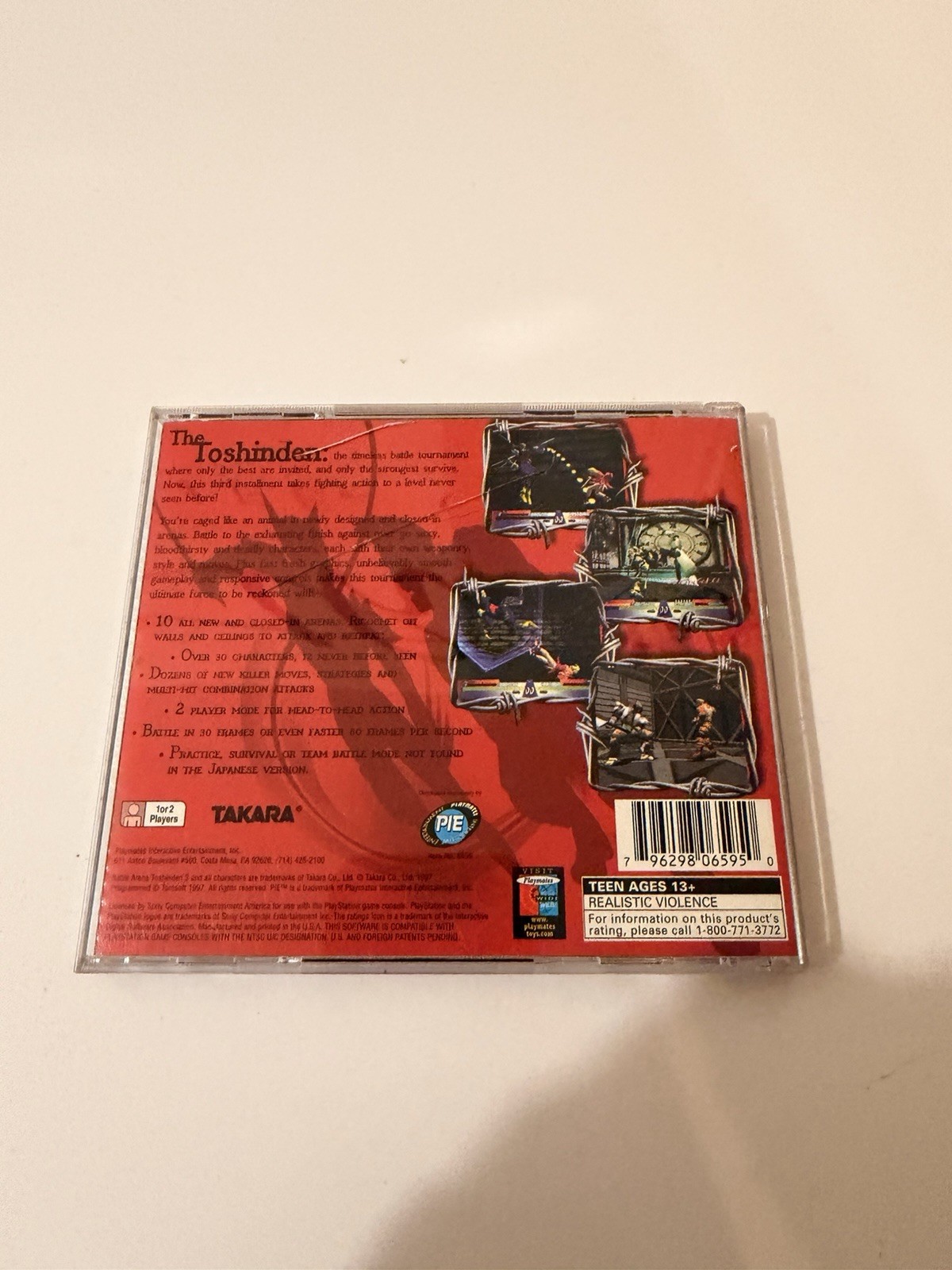 Takara Battle Arena Toshinden 3 Sony PlayStation 1 PS1 NTSC-U/C Fighting T