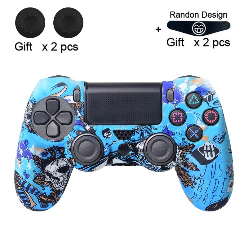 Soft Silicone Gel Rubber Skin Cover For PS4 Pro Slim Controller – 18 colors!!
