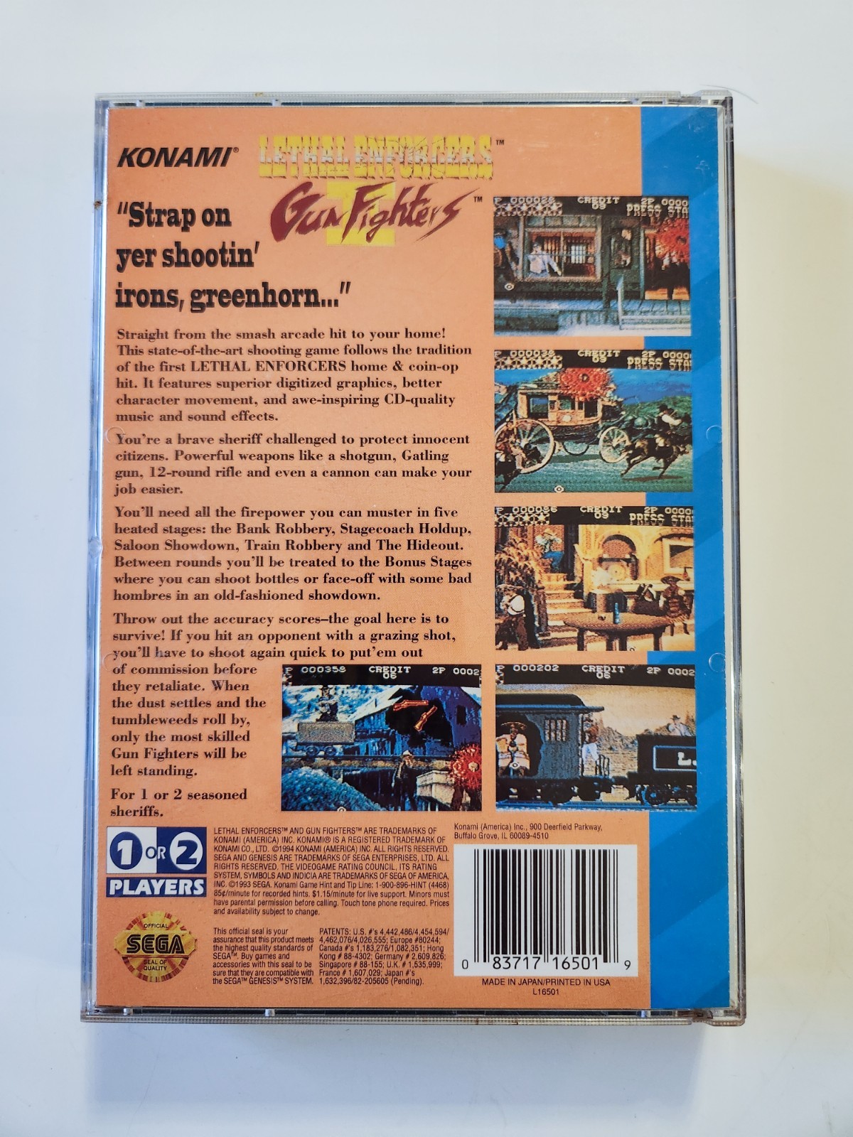Lethal Enforcers II Sega CD CIB Tested Excellent Condition