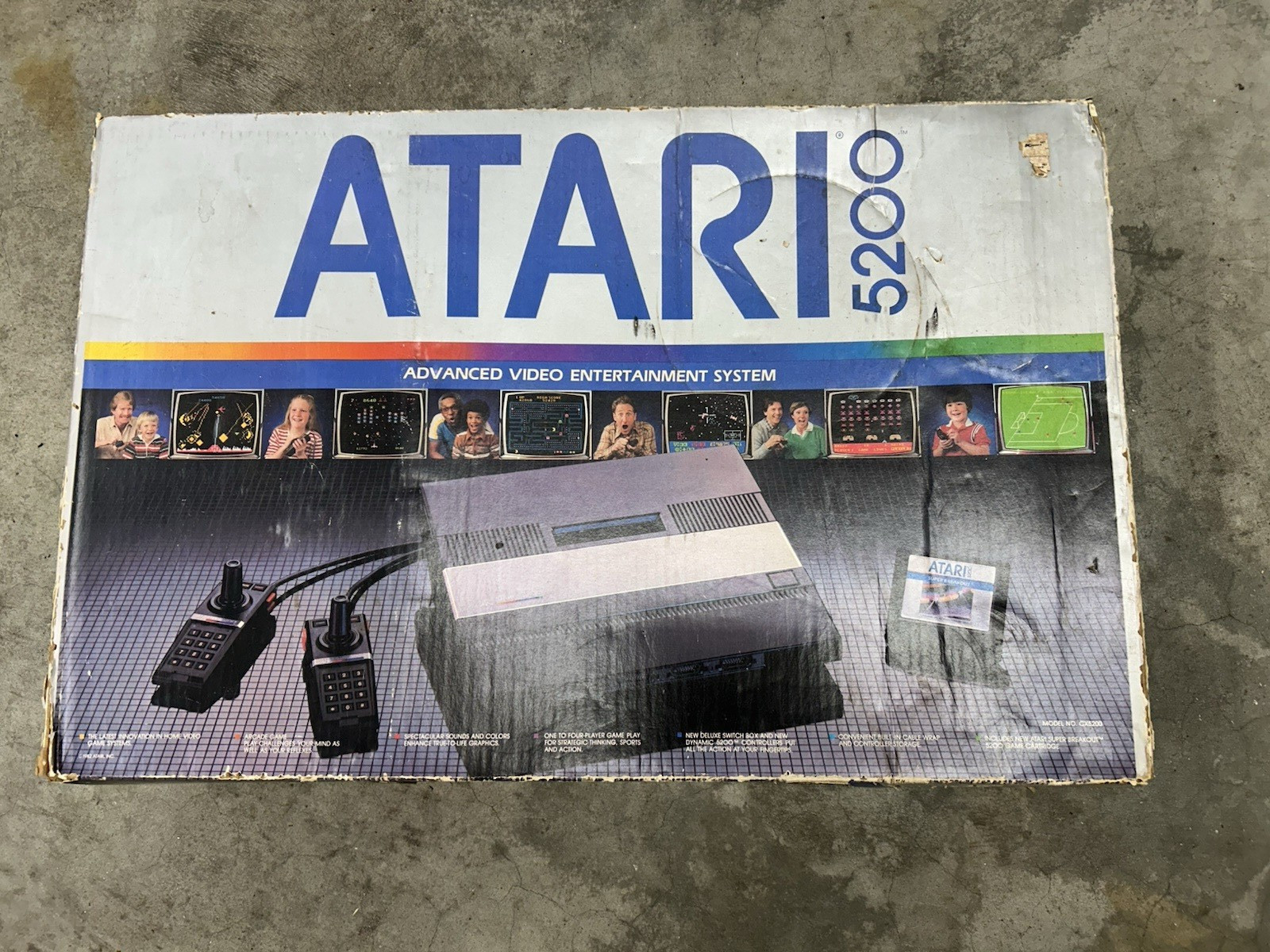 Atari 5200 Console in box with original owners manual