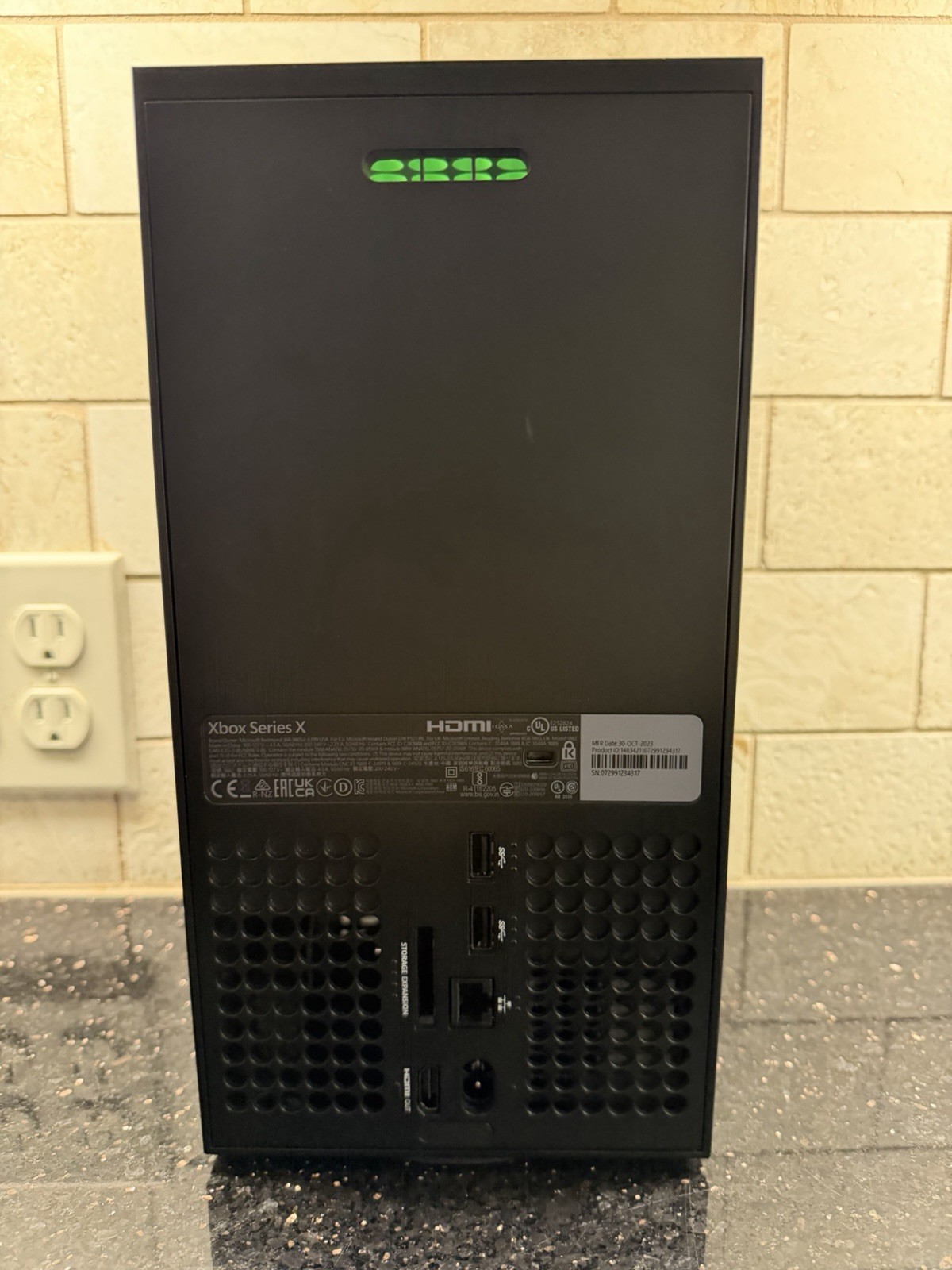 Microsoft Xbox Series X 1TB Video Game Console Black PARTS FIX Repair Powers On