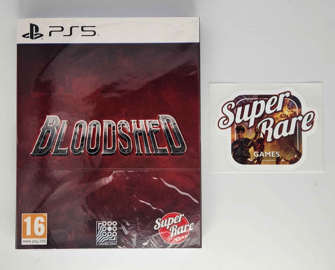 Bloodshed (PS5) – Super Rare Games #28 – VERY RARE – With Slipcover NEW BOX SHIP