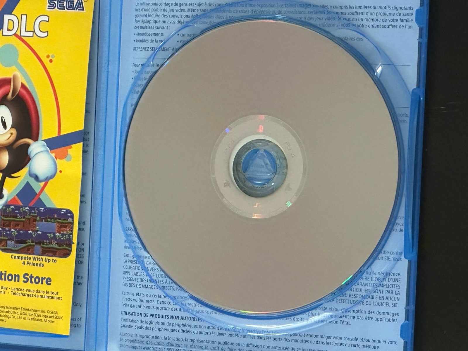 Sonic Mania PS4 PlayStation 4 Complete CIB Tested Excellent Condition Sega 📈