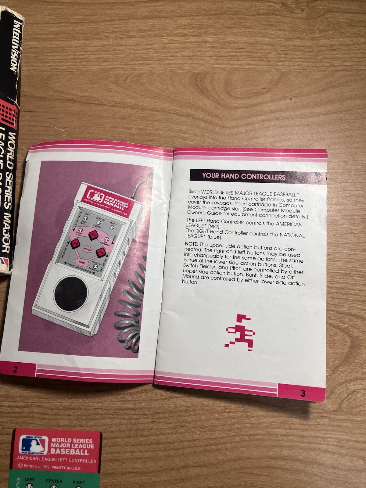 World Series Major League Intellivision ECS 1983 Mattel Edition Very Rare CiB