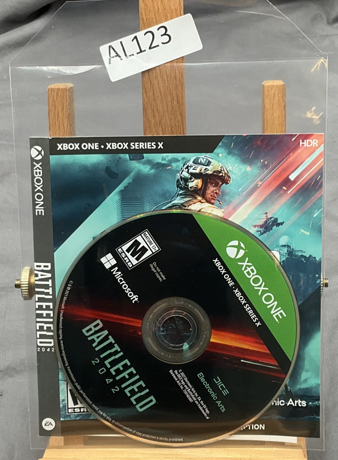 Battlefield 2042 (Microsoft Xbox One/Series X, 2021) Video Game No Case #AL123