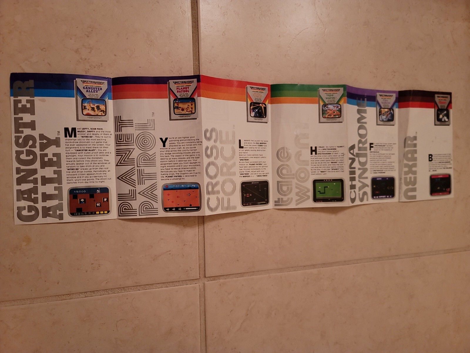 Atari 2600 VCS SPECTRAVIDEO SPECTRAVISION SPECTRA VISEO GAME CATALOG MANUAL 1983