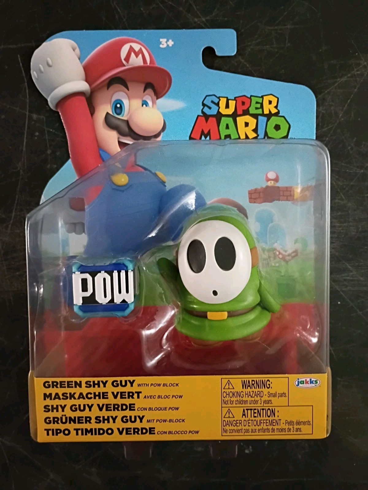 4-PK SUPER MARIO 4″ Nintendo Lot Red Green Shy Guy Piranha Plant Blue Yoshi