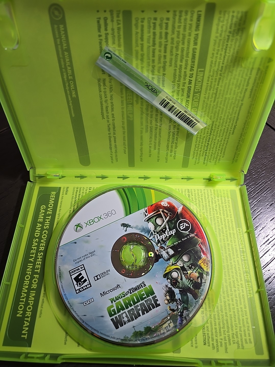MINT Plants Vs Zombies Garden Warfare – Microsoft Xbox 360