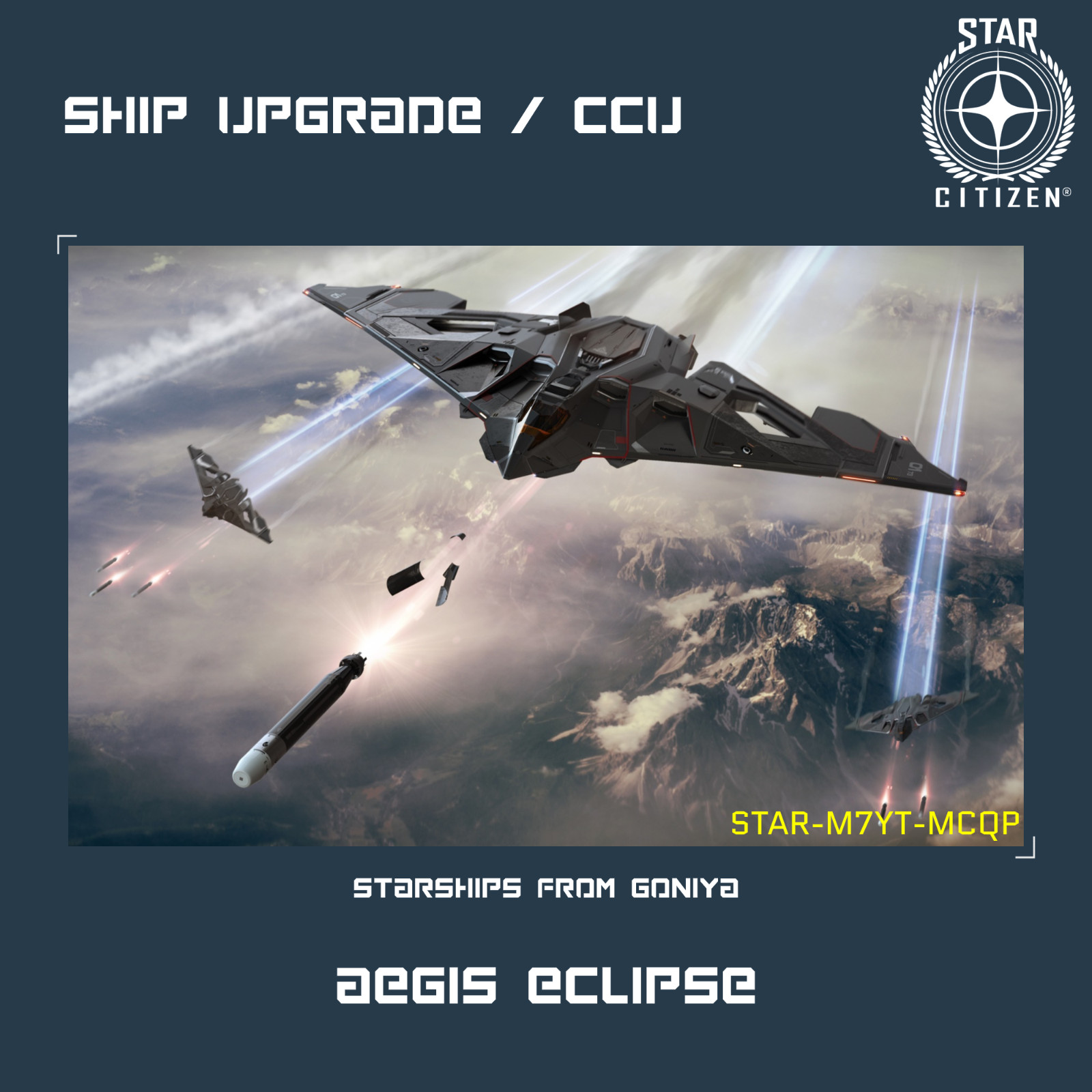 STAR CITIZEN – AEGIS ECLIPSE UPGRADE – (CCU)