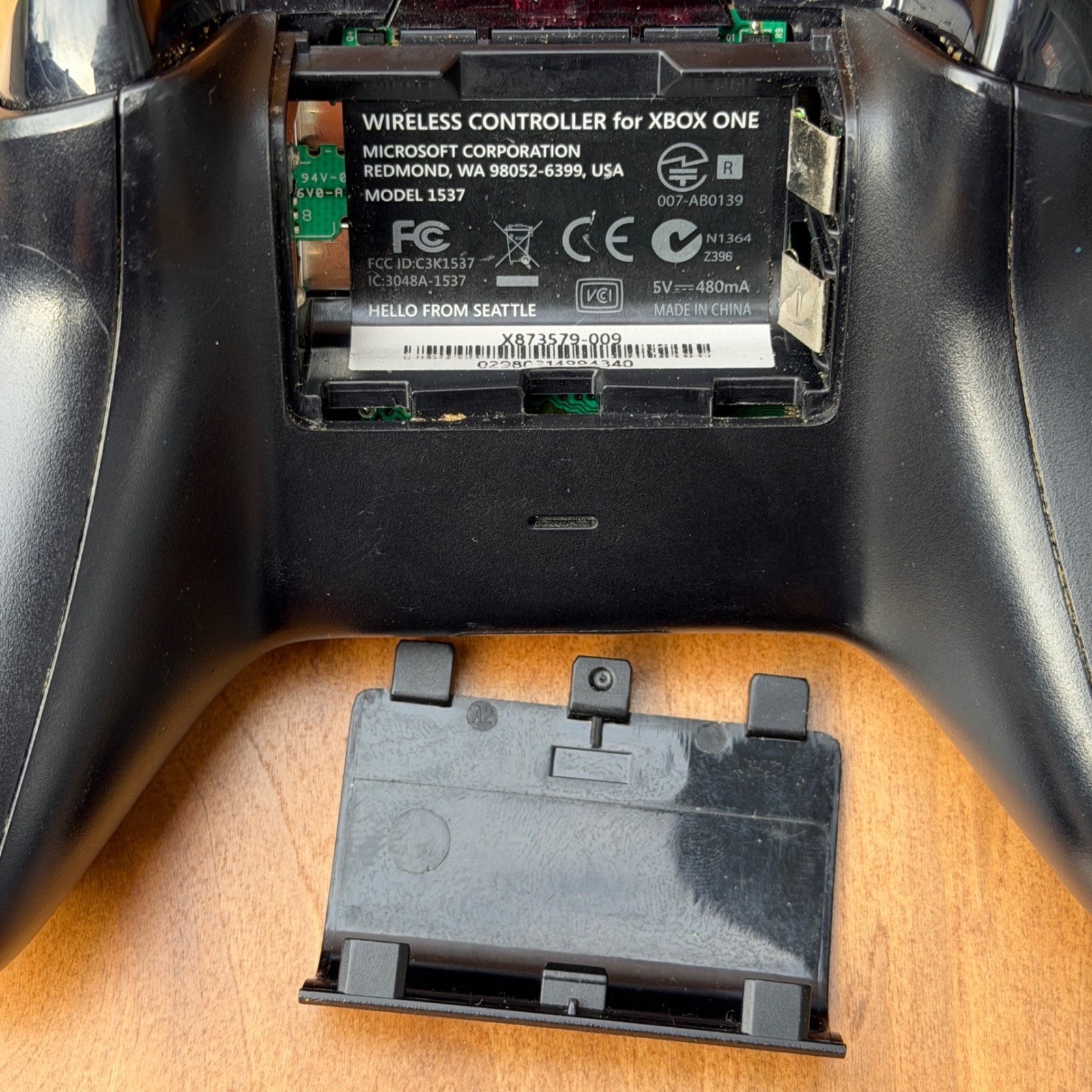 Microsoft Xbox One Wireless Controller Model 1537 Black Original First Gen