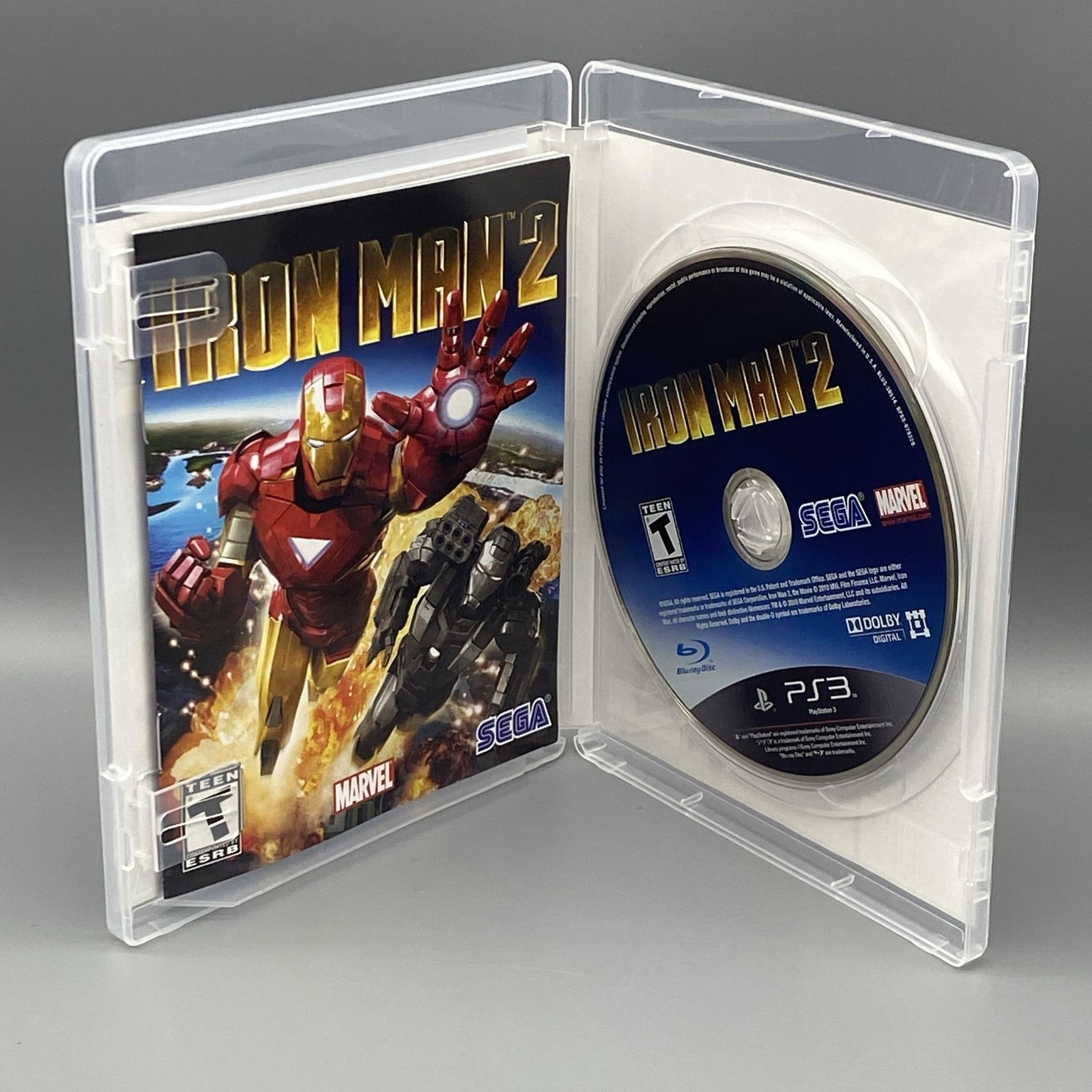 Iron Man 2 Sony PlayStation 3 PS3 Action Shooter Game T NTSC-U/C CIB SEGA