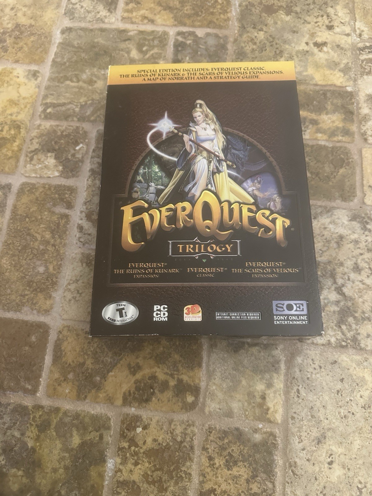 EverQuest Trilogy Factory Sealed Small Box SOE Vintage 2002