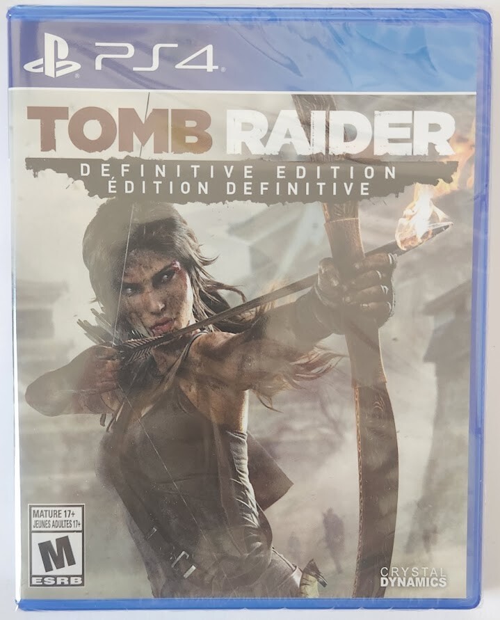 Tomb Raider Definitive Edition PS4 Brand New Game (2014 Action RPG)