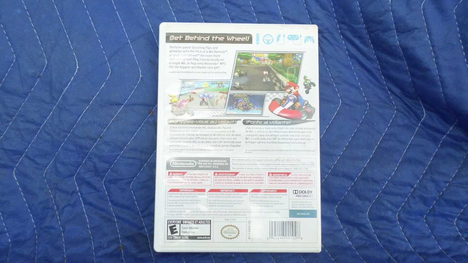 Mario Kart Wii (Nintendo, 2008) GAME DISC / Case