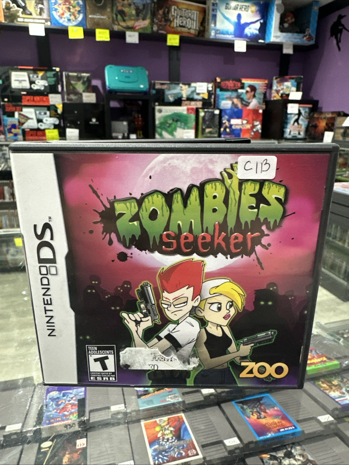 Zombies Seeker (Nintendo DS, 2011) CIB Complete Tested!