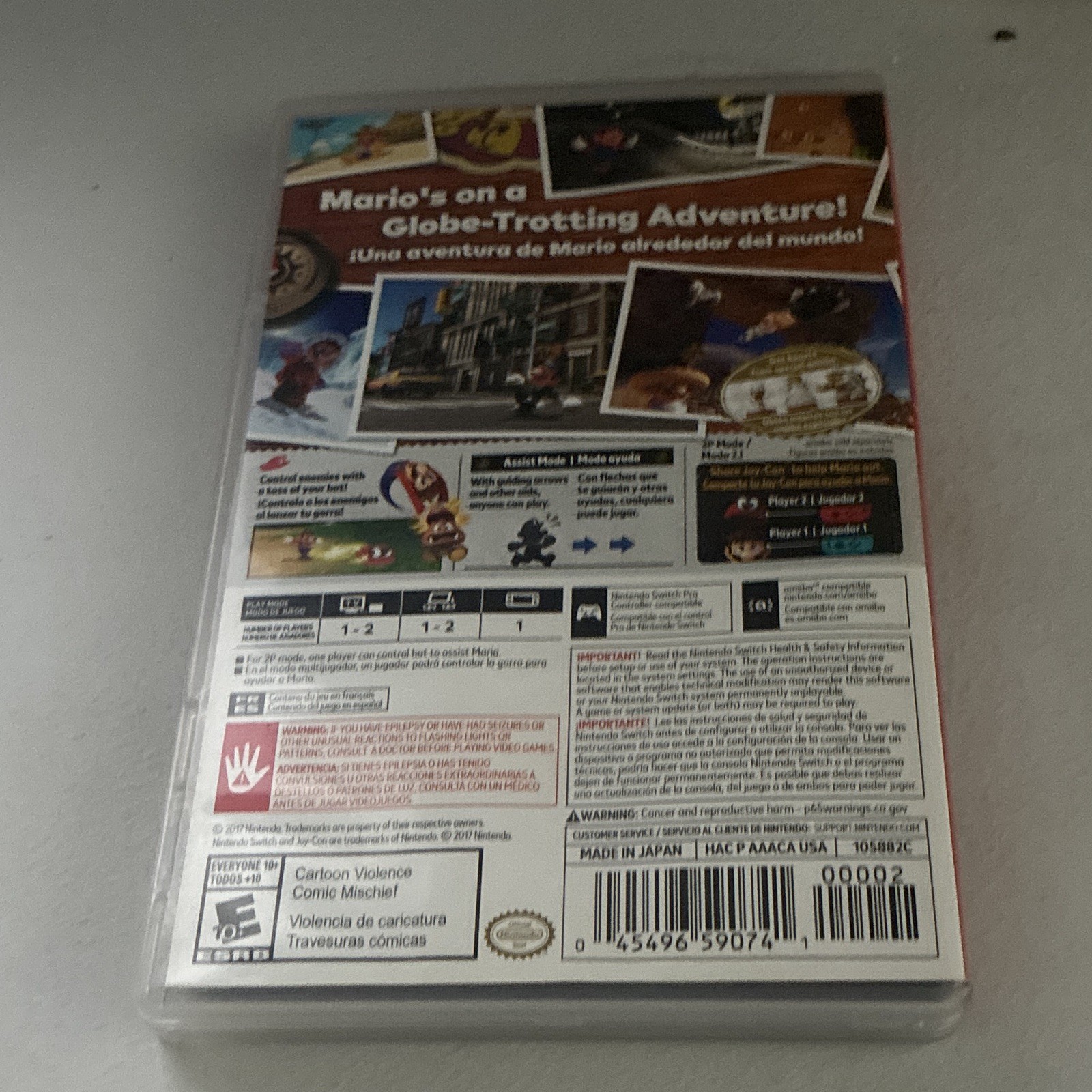 Nintendo Super Mario Odyssey Nintendo Switch E10+ Super Mario Series