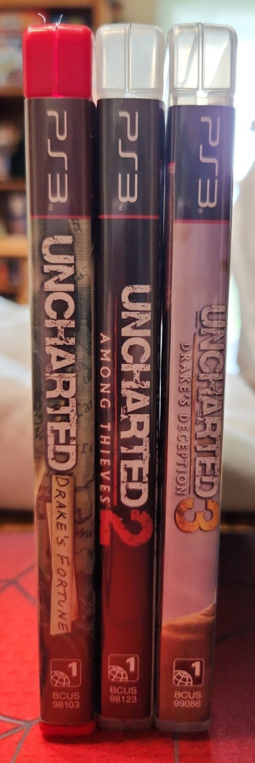 🗺 Uncharted 1 2 3 Trilogy 3 Game Lot (Sony PlayStation 3 PS3) CIB COMPLETE!