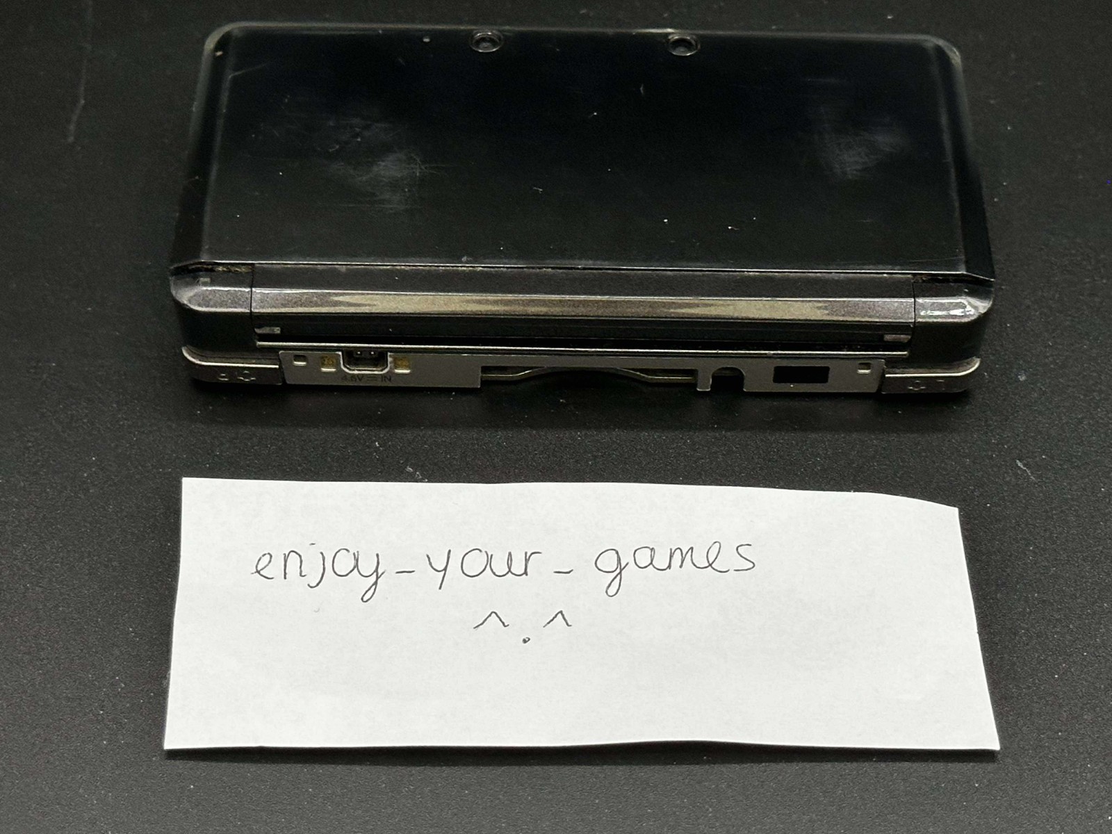 Nintendo 3DS Black Model | English | Charger | US Seller-SHIP IN 1-DAY