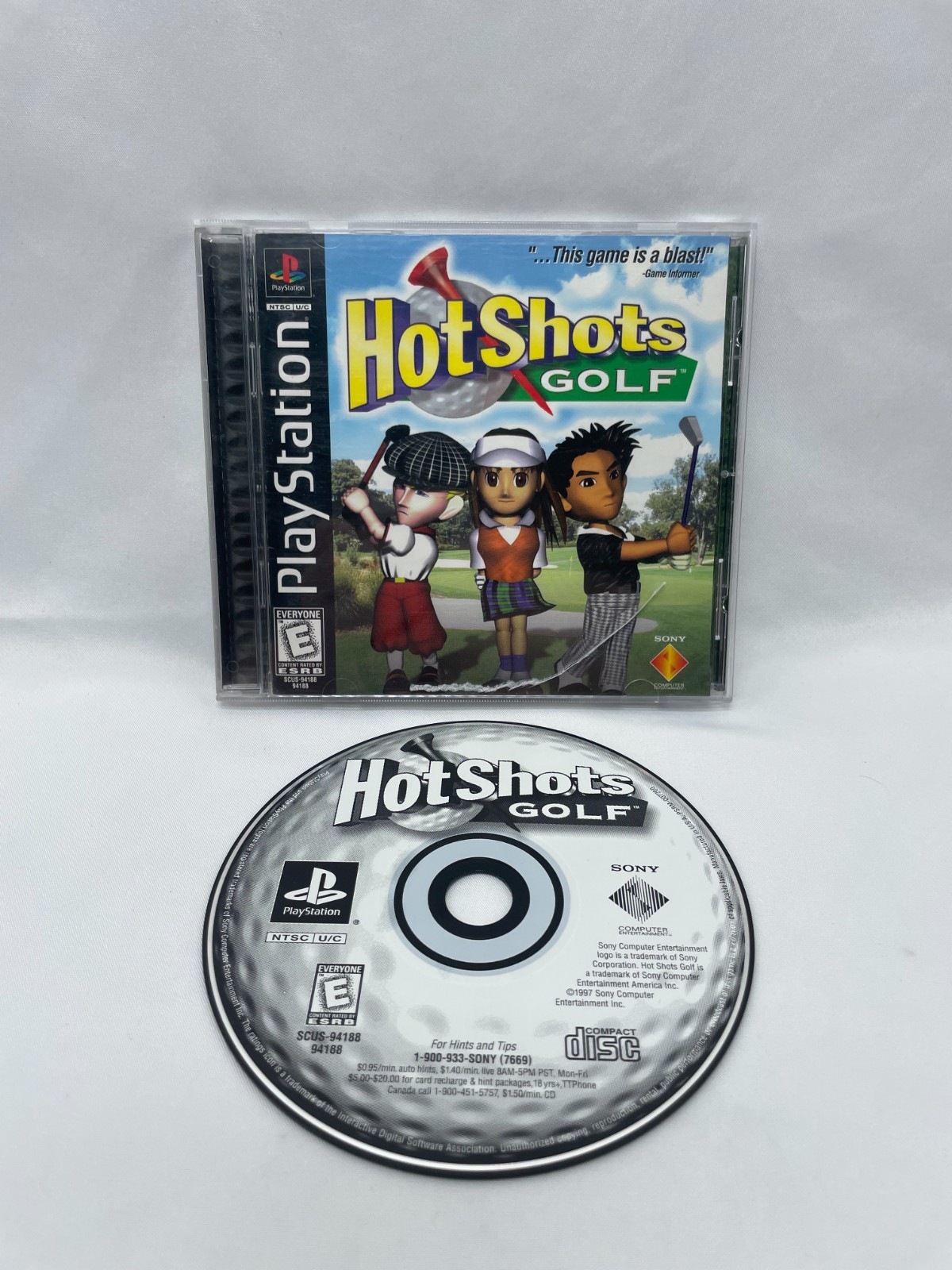 Hot Shots Golf (PS1 Sony PlayStation 1, 1998) Video Game Complete CIB W/ Manual