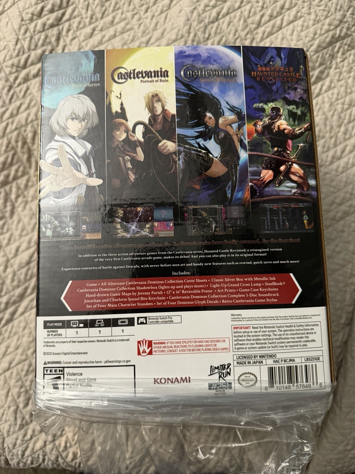 Castlevania Dominus Collection Ultimate Edition – Nintendo Switch – Brand New
