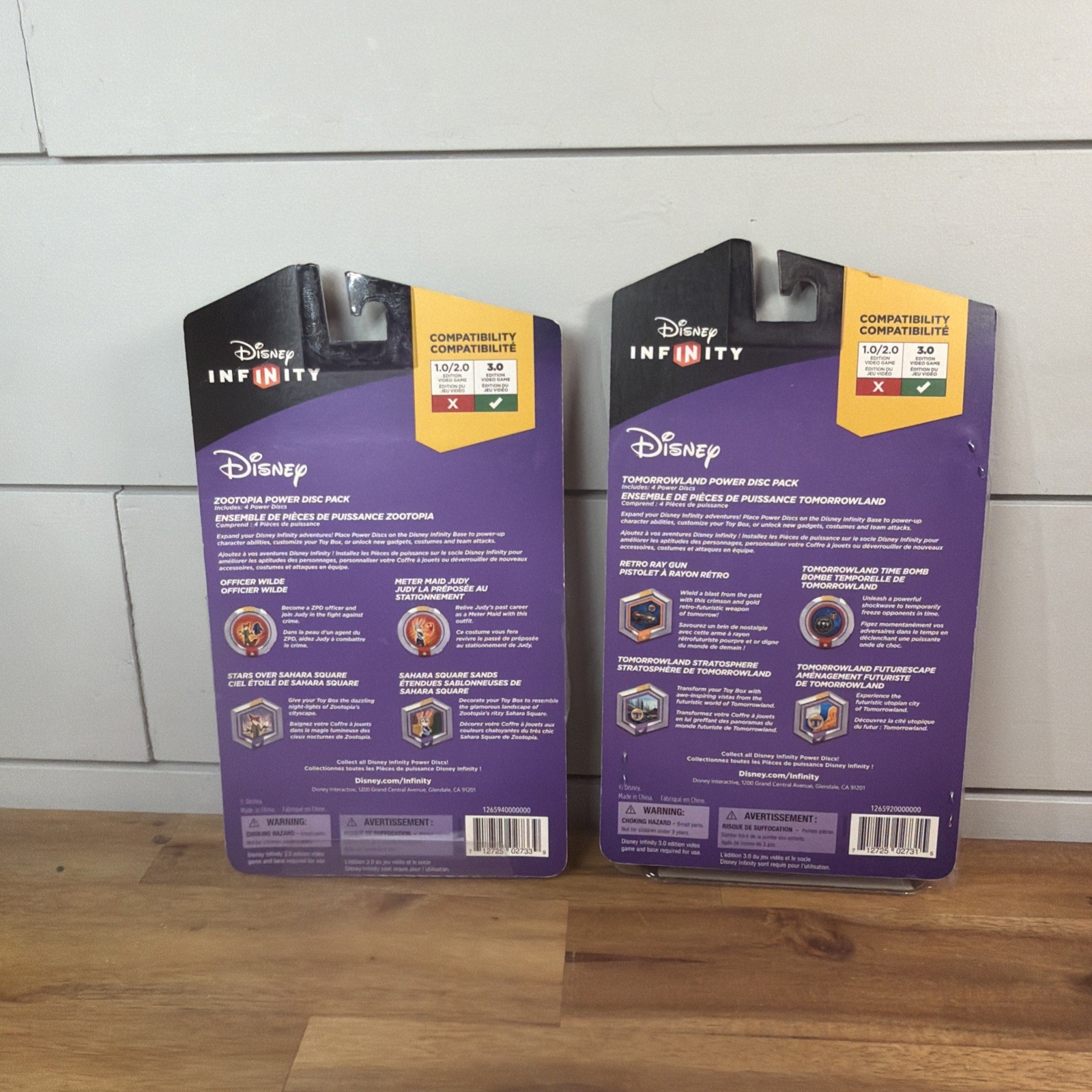 Disney Infinity 3.0 Power Disc Lot- Zootopia & Tomorrowland pack Ships Fast!
