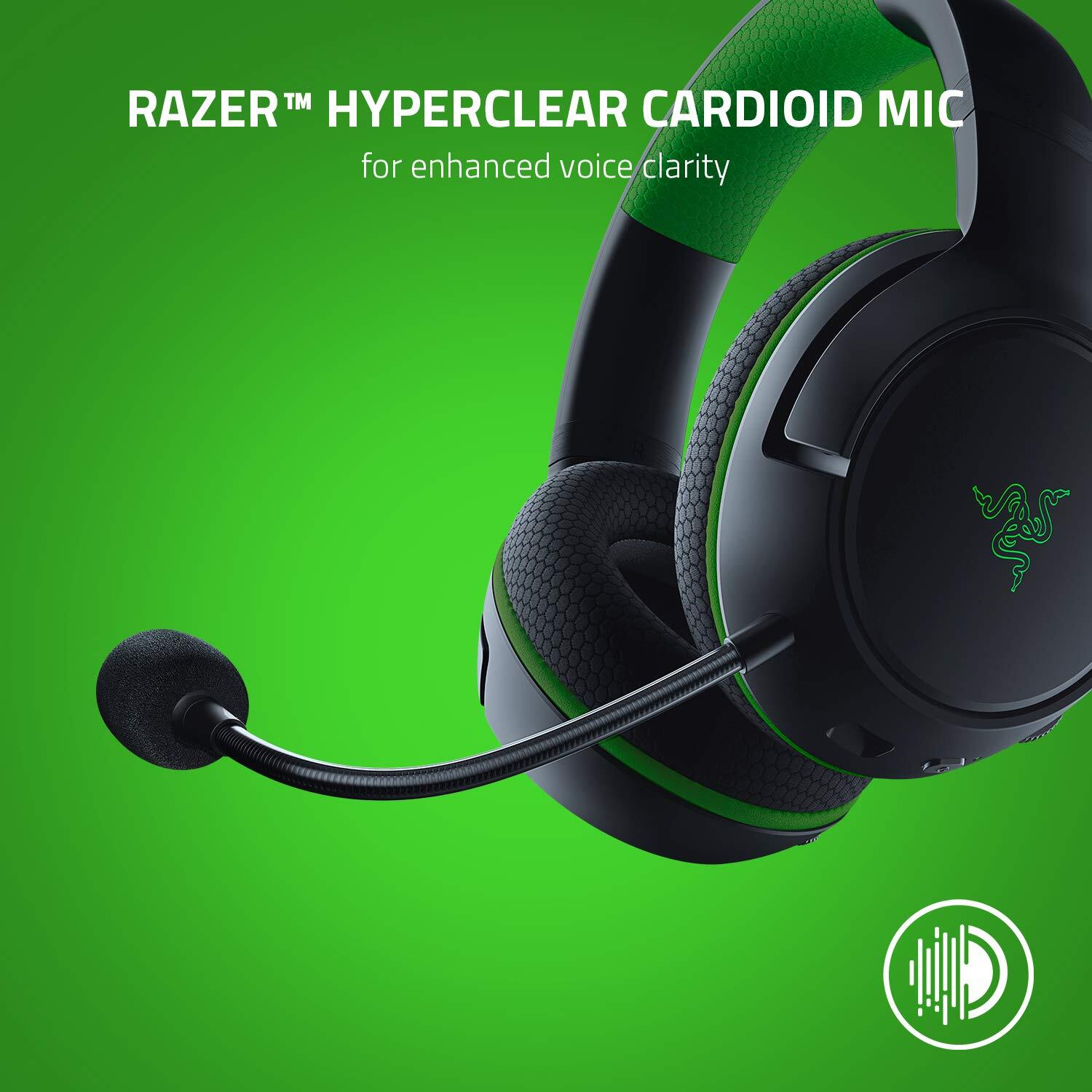 Razer Kaira Wireless Gaming Headset for Xbox Series X|S, Xbox One: Triforce
