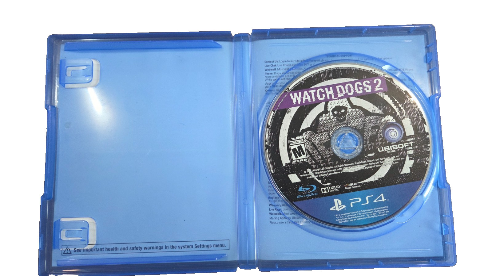 Watch Dogs 2 (PlayStation 4, 2016)