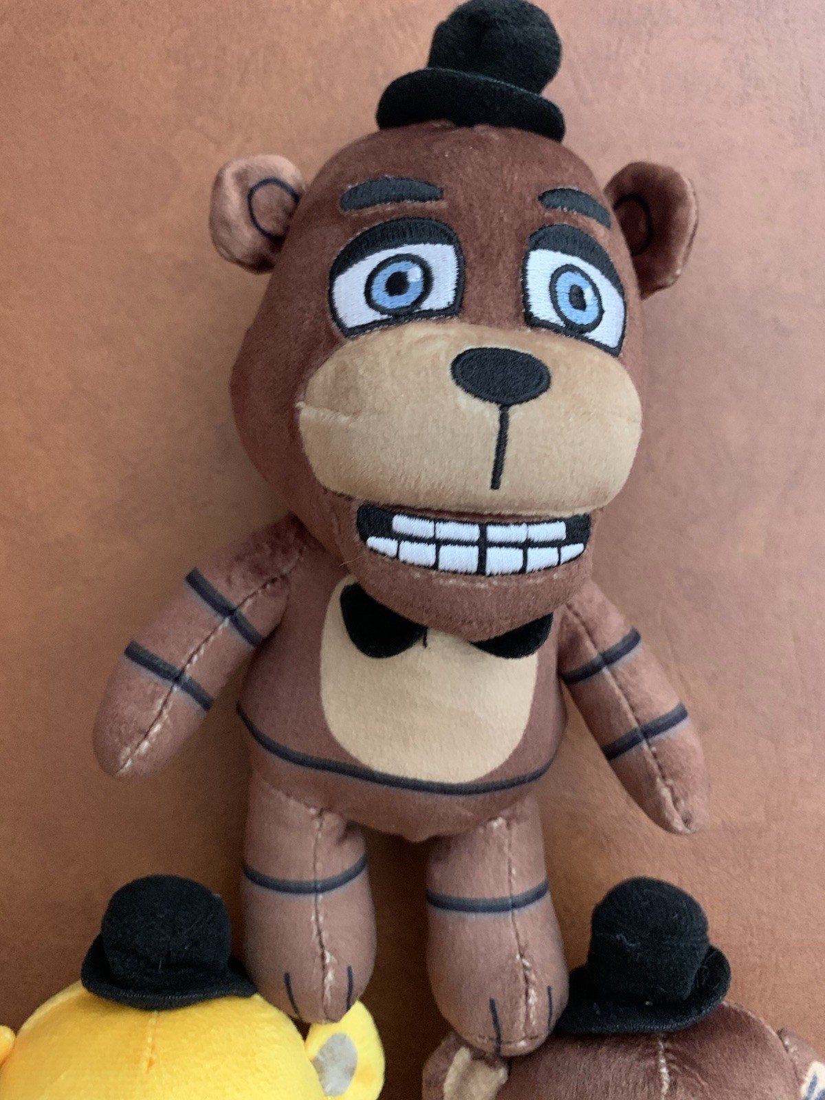 Plush | Fazbear Golden Nightmare Freddy 8″ 2024 PhatMojo Five Nights – Lot Of 3