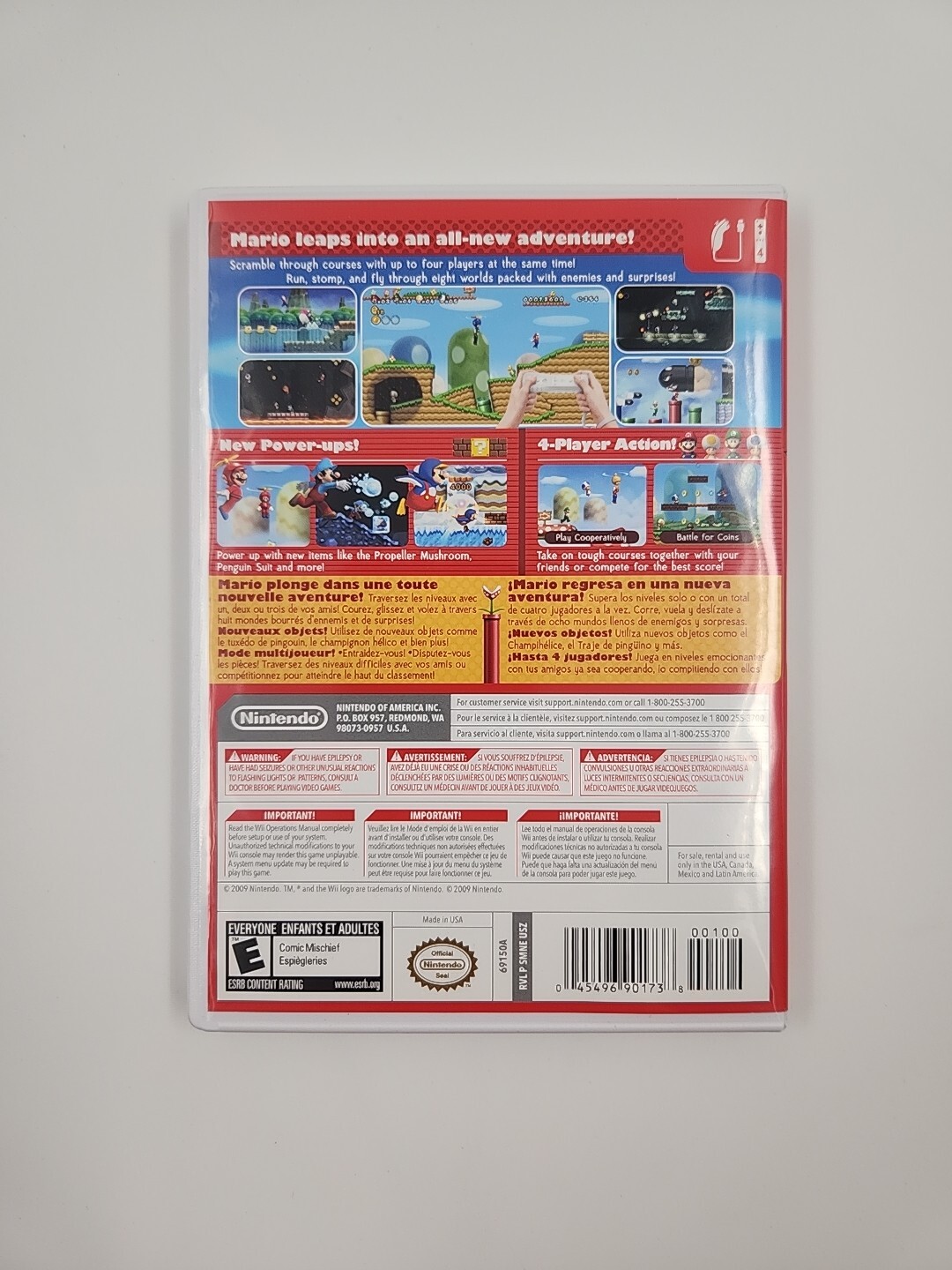 New Super Mario Bros. Wii Nintendo Wii Complete CIB